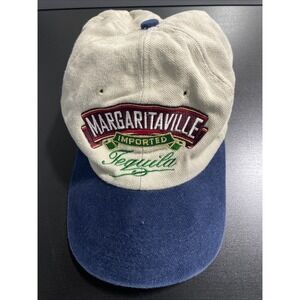 Vintage Margaritaville Imported Tequila Blue/Tan Baseball Hat Jimmy Buffet